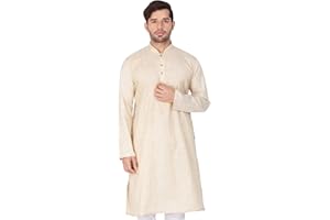 Elina fashion Herren Tunika Baumwolle Kurta Pyjama Set Indische Traditionelle Kleidung