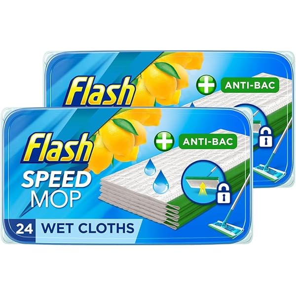 Pulizia FLASH SPEEDMOP STARTER Kit All-in-One Speed Mop With 12 Wet ...