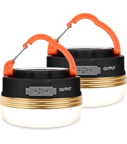 Skylla Lampada da campeggio con LED di tipo C, ricaricabile