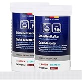 BSH 2 x Schnellentkalker 250 g &ndash; for laundry and dishwasher, descaler