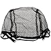 Nylon Hair Wig Weaving Cap Snood Net Stretch Mesh Liner Breathable With Ear Wings - Black