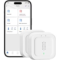 Rilevatore Di Perdite D'acqua WiFi Con Allarme 90 DB, Avvisi Regolabili