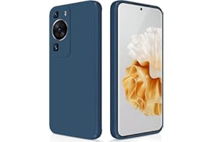 GiiYoon Funda para Huawei P60 / Huawei P60 Pro, Case de Silicona Suave de TPU Carcasa Protector de Goma Fexible Prueba Liviano y a Delgado de Golpes Antirrayas para Teléfono (Azul)