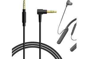 GEEKRIA Audio Cable Compatible with Sony WI-1000XM2 WH-ULT900N WH-XB920N WH-XB910N WH-1000XM5 WH-1000XM4 INZONE H5 Headphones Cable, 1/8" (3.5mm) to 3.5mm Replacement Stereo Cord (4 ft/1.2 m)