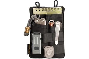 VIPERADE VE3 EDC Tool Pocket Organizer, Small EDC Pocket Organizer Pouch for Men,Small Multitool Nylon Tool Pouch for Mini Flashlight Multitool