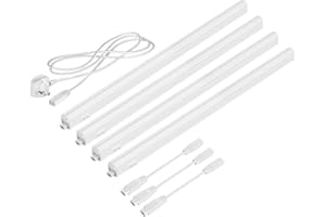 Parlat LED Under-Cabinet luminaires Rigel, 57.3cm Each, 880lm Each, White, Set of 4, BS