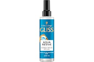 Gliss Express Repair balsam Aqua Revive (200 ml), hårbalsam ger en extra portion fukt och frisk glans, för normalt till torrt