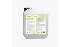 ‎TERRA DOMI TerraDomi Rusche Steindusche, 5 L Konzentrat, Steinreiniger für bis zu 2000 m², Reinigungsmittel für saubere Wege & Plätze, Wegerein, biologisch abbaubar