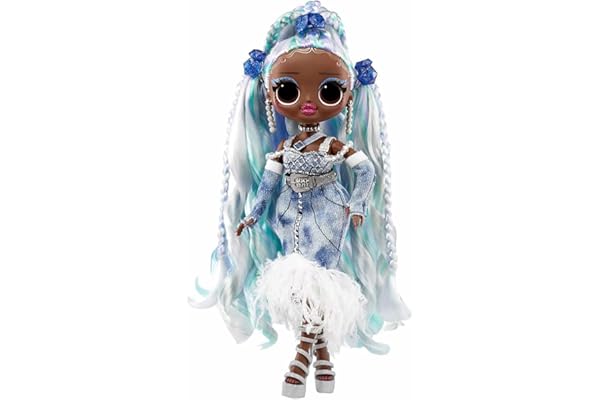 LOL Surprise OMG Fashion Show Hair Edition - Lady Braids - Poupée de 25 cm avec Plusieurs coiffures - Contient 1 Tenue, des Accessoires, de la Mousse Magique & + à Collectionner - 4 Ans +