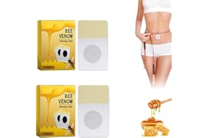 JESSHINY Lukmlca Lot de 21 patchs au venin d'abeille pour, drainage lymphatique