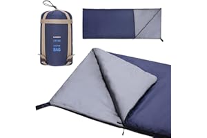 CalmGeek Saco de dormir de 190 x 75 cm, para exteriores, para camping, viajes, senderismo, multifunción, ultra ligero