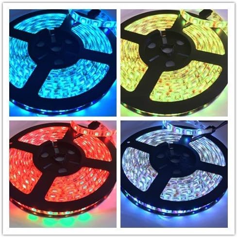 Timewanderer 300 LED Waterproof IP65 5M/16.4Ft 5050 SMD RGB Led Strip Lighting DC12V for DIY Decoration