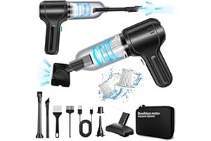 ‎DILIDALA DiliDala Akku Handstaubsauger, 18000PA Tragbarer Handstaubsauger für Auto, 4 in 1 Staubabsaugung & Luftgebläse & Handpumpe & aufblasbar, Mini-Handstaubsauger für Auto, Haus, Büro, Sofa