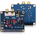 Audio Card for Raspberry PI, Audio Sound Card Module, Pifi DAC + PCM5122 DAC, I2S Interface, Double Color LED, for Raspberry PI 3 Model B / 2B / B