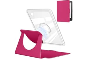 YoungMe Schutzhülle für Kobo Clara BW 2024 (15,2 cm) (15,2 cm) (360 Grad drehbar, abnehmbares magnetisches Design, verstellbare Standfunktion, transparente Rückseite, automatische Sleep/Wake-Funktion