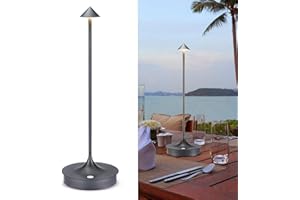 CASSTIA Tischlampe Kabellos，led dimmbar Akku weiß Tischleuchte IP54,Vintage Kleine Kabellose Tischlampen,Usb Aufladbar,FüR Schlafzimmer,Bar,Wohnzimmer,Esstisch,Hotel Camping,nachttischlampe ohne kabel