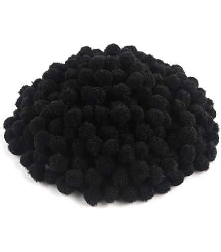 Perlin Pompon Rossi 30 Mm - Confezione Da 100 Pezzi Per Cucito, Fai Da Te E Passamaneria