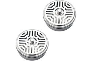 URFEDA Boîte à spirale anti-moustiques en acier inoxydable avec couvercle - Support pour bobine de moulinet anti-moustiques Pour la maison,le jardin,le camping,la pêche,les voyages,les activités extérieures