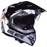 Royal Enfield Throttle DS Kinetic | Certification: ISI and DOT | Shock Absorption: High Density EPS liner | High Impact ABS Outer Shell | Micrometric