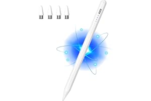 Stylus Pens for Touch Screens Magnetic Tablet Pencil Rechargeable iPad Pen, Kenkor Stylus Pen for iPad Pro/Air/Mini/iPhone Android/iOS/Samsung Smartphones and Tablets Devices (White)