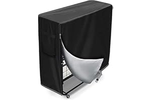 CONDINGGEN Zustellbett-Aufbewahrungshülle, Klappbett-Aufbewahrungshülle mit Reißverschluss, wasserdichte Universal-Zustellbett-Schutzhülle, robuste Klappbett-Aufbewahrung mit Kordelzug L99xB38xH114cm