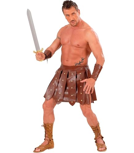 Spartaner Helm Aus Plastik – Römer / Gladiator Kostümzubehör In Braun, Für Karneval & Halloween