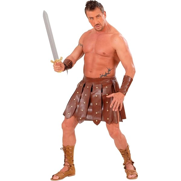 Sandales Romaines Antiques Pour Déguisement - Grecques, Gladiateurs - Taille Unique 29cm