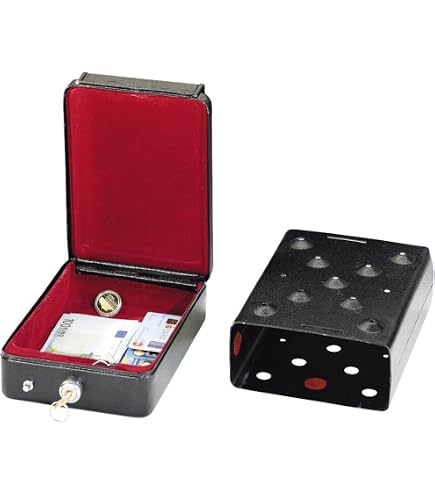 Coffre-fort Portable à Code Numérique 21x15x7 Cm - Sécurisé, Discret, Pour Voiture, Voyage Ou Maison - 7