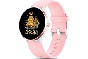 DIGEEHOT Smart Watch for Kids, Fitness Watch Tracker with IP68 Waterproof，19 Sport Modes, Pedometers, Alarm Clock, Heart Rate, Sleep Monitor, Birthday Toy Gifts for Kids Teens Boys Girls (Pink)