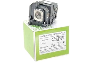 Alda PQ Premium, Lampada per proiettori compatibile con i proiettori EPSON EB-570, EB-575, EB-575W, EB-575Wi, Lampada con alloggiamento