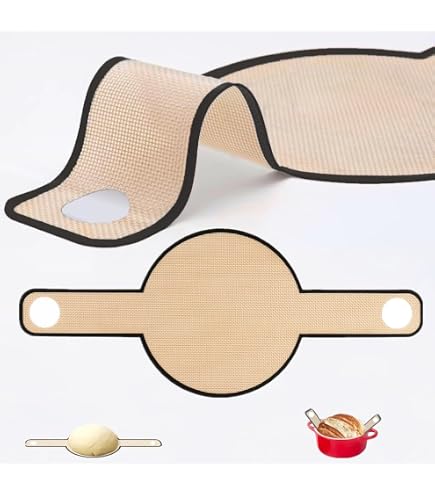 Tapits De Cuisson Silicone Pour Cocotte - Lot De 2 Avec Poignées - Antiadhésif Et Réutilisable