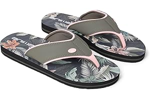 Animal Swish Womens AOP Flip Flops - Slip-on, Lightweight Sandals with Soft padded upper straps - For Autumn, Winter, Beach & Outdoors