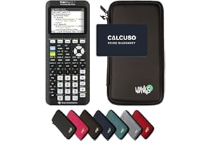 TEXAS INSTRUMENTS TI-84 Plus CE-T Python Edition Incluyendo una Funda Protectora de WYNGS en Negro - Paquete básico