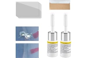 KANGXIN 2PCSWindscreen Repair Kit,Auto Windscreen Scratch Remover,Windscreen Chip Repair Kit,Glass Scratch Remover,Glass Glue Repair,Car Scratch Repair Kit,Windshield Repair Kit,Cracks Gone Glass Repair Kit