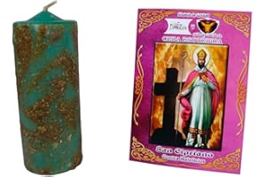 DORAZEN Velón herbóreo San Cipriano - Ritual místico contra maleficios y protección - Las Velas de Mariano
