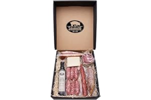 IL SALUMIERE DAL 1978 Caja de regalo de Navidad 2023 "Norcino Classico con Pecorino" - Norcineria Umbra Artesanal - Strenna - Idea Caja de regalo - El Salchero 1978 - Cesta navideña
