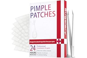SUGELARY 252 Pcs Cerotti Brufoli, 2 In 1 Giorno e Notte Uso Invisibile Naturale Idrocolloide Patch Brufoli, Hydrocolloid Acne Pimple Patch per Il Viso