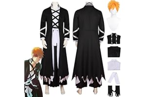 GeRRiT Kurosaki Ichigo Cosplay Costume Bleach Die Pa Costume - For Halloween, Carnival, Party