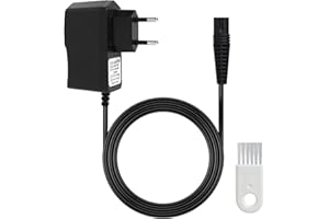 GREACESRIO Ladegerät für Rasierer für Braun, Ladegerät Adapter kompatibel mit Braun Elektrorasierer Serie 9/7/6/5/4/3/2/1, Rasierer für Braun Serie, Netzkabel mit Reinigungsbürste