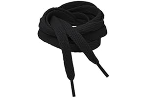 Kilter Flat Shoelaces 8mm Wide Trainers, Boots, Hi-Tops, Shoes, Football, Rugby, Gym, Running, Fashion