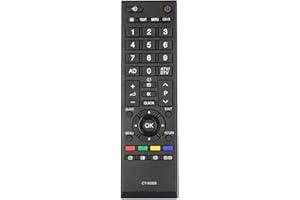 TIANXUNH Reemplazo Control Remoto Toshiba CT-90326 Aplicable a Mando para TV Toshiba ct-90326 40LV703G1 40LV733F 40LV733N 40LV675 40LV675D 40LV833F 40LV833G,No se Necesita programación