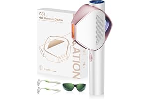 PRETTIVO 19.8J Depiladora Laser, IPL Depiladora de Luz Pulsada con Tecnología IGBT Flash Rápido, Laser Depilacion 600NM-1200NM Función 3 en 1 Flash Ilimitado Para Mujeres y Hombres,Cara, Cuerpo, Bikini