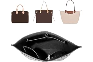 LANCRY Inserto organizer per borsa Longchamp, organizer multitasche in feltro, organizer per borsa tote compatibile con borsa a tracolla Le Pliage