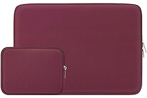 RAINYEAR MAKE LIFE EASIER RAINYEAR 15 Pollici Manicotto del computer portatile con accessori del sacchetto compatibile con il nuovo 15,4 Pollici MacBook Pro Touch Bar Appositamente per A1938 A1707 A1990, Rosso