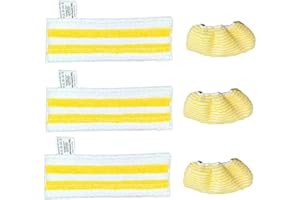 AVAENZO Juego de 6 paños de microfibra para Karcher Easyfix SC1 SC2 SC3 SC4 SC5 limpiador de vapor accesorios boquilla de suelo paños piezas de repuesto