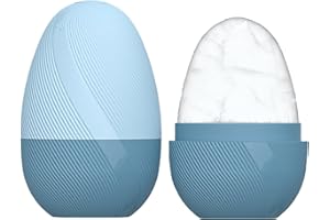 Kzouenzu Ice Roller, Ice Roller Viso, Ice Roller For Face And Eyes, Antirughe, Riduce Il Gonfiore, Migliora L'elasticità Della Pelle, Aiutare A Ridurre I Pori, Alleviare Il Dolore [Blu]