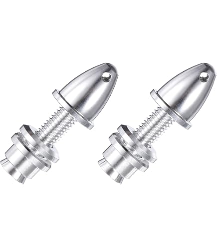 MECCANIXITY 6 Adattatori Per Elica Aerei RC, Apertura Albero 4mm, Uscita 6mm, In Alluminio, Per Motori Brushless
