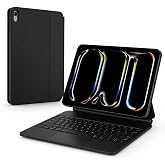 iPad A16 & 10. Nesil 10.9 Uyumlu Bluetooth Klavyeli Kılıf | Trackpadli Premium Case (Siyah)