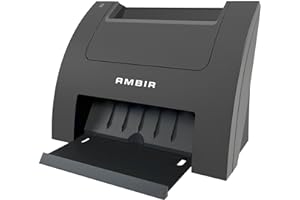 Ambir Card Scanner PS670ST-AS High Speed Single Sided Vertical USB Powered Card Scanner for Windows PC