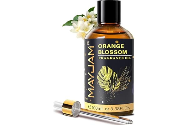MAYJAM Aceite de Azahar 100ml, Aceite De Fragancia De Azahar para Difusor de Aceites Esenciales, Aromaterapia, El Aroma de la Ma ana